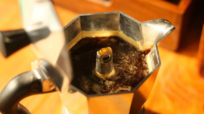 stainless steel moka pot