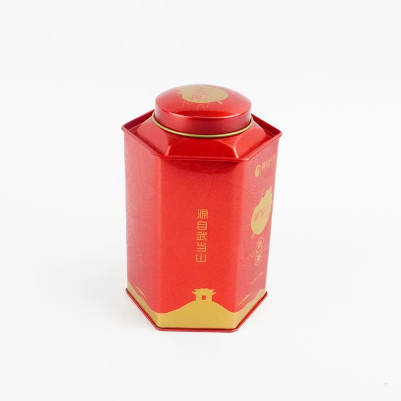 Cheap Empty Tin Containers Suppliers -High Quality Double Lid Tea tin can TTC-009 – Jiayi detail pictures